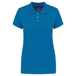 Kariban Womens/Ladies Pique Polo Shirt / Tropical Blue